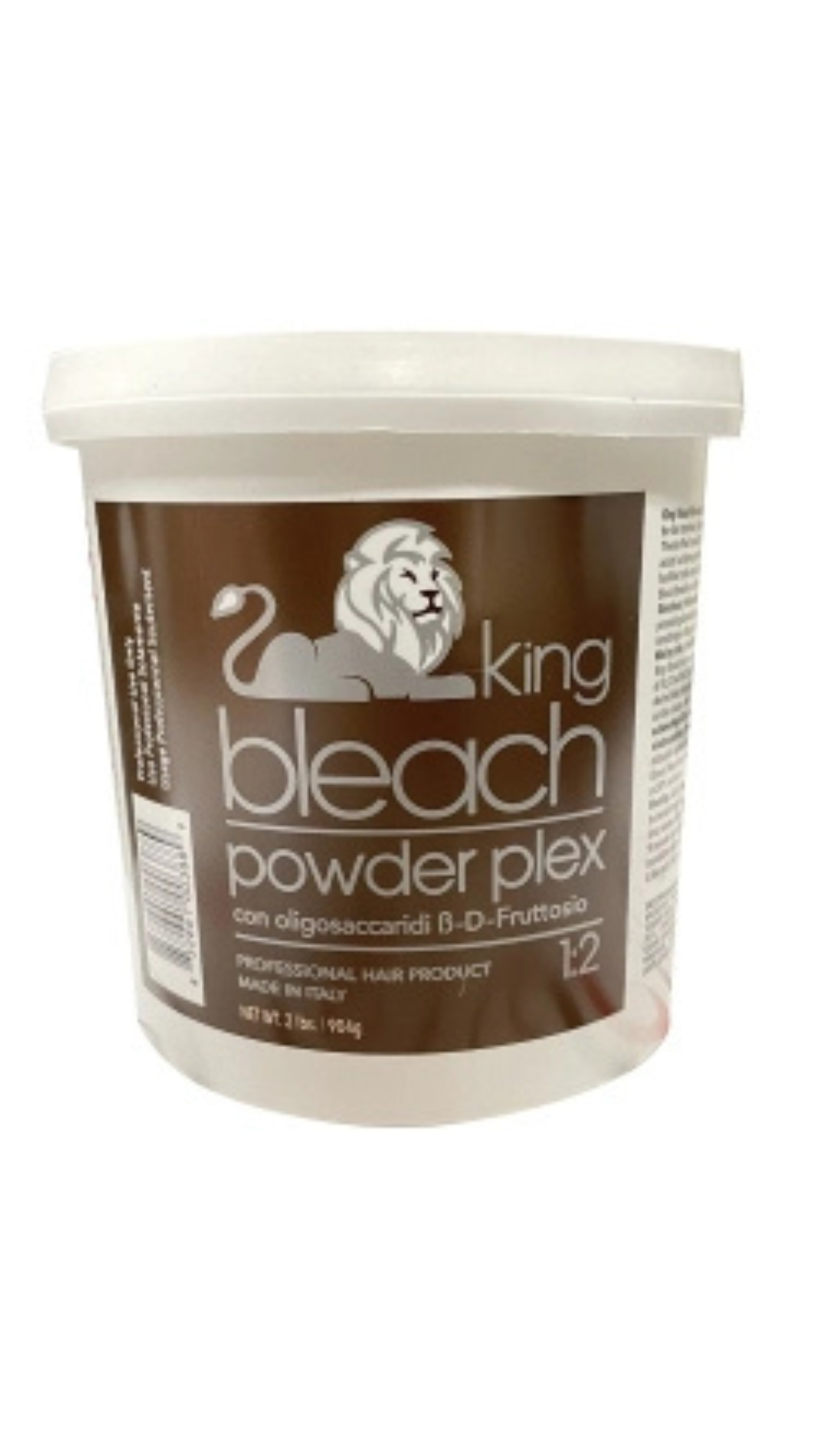 King Bleach Powder Plex - Professional Lightener Up to 12 Levels of Lift
