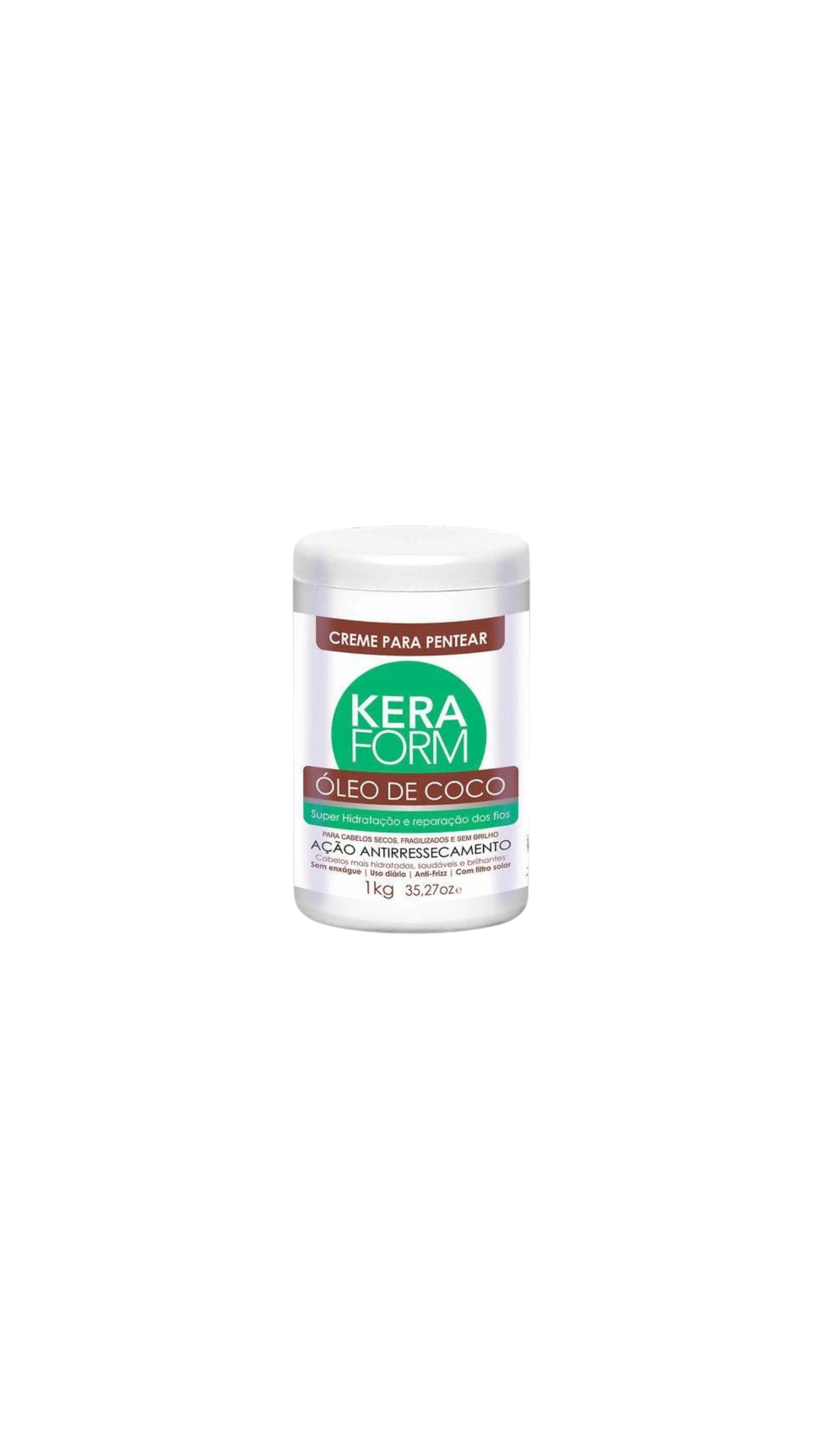 Keraform Coconut Leave-In Cream – Hydration & Softness (1kg)