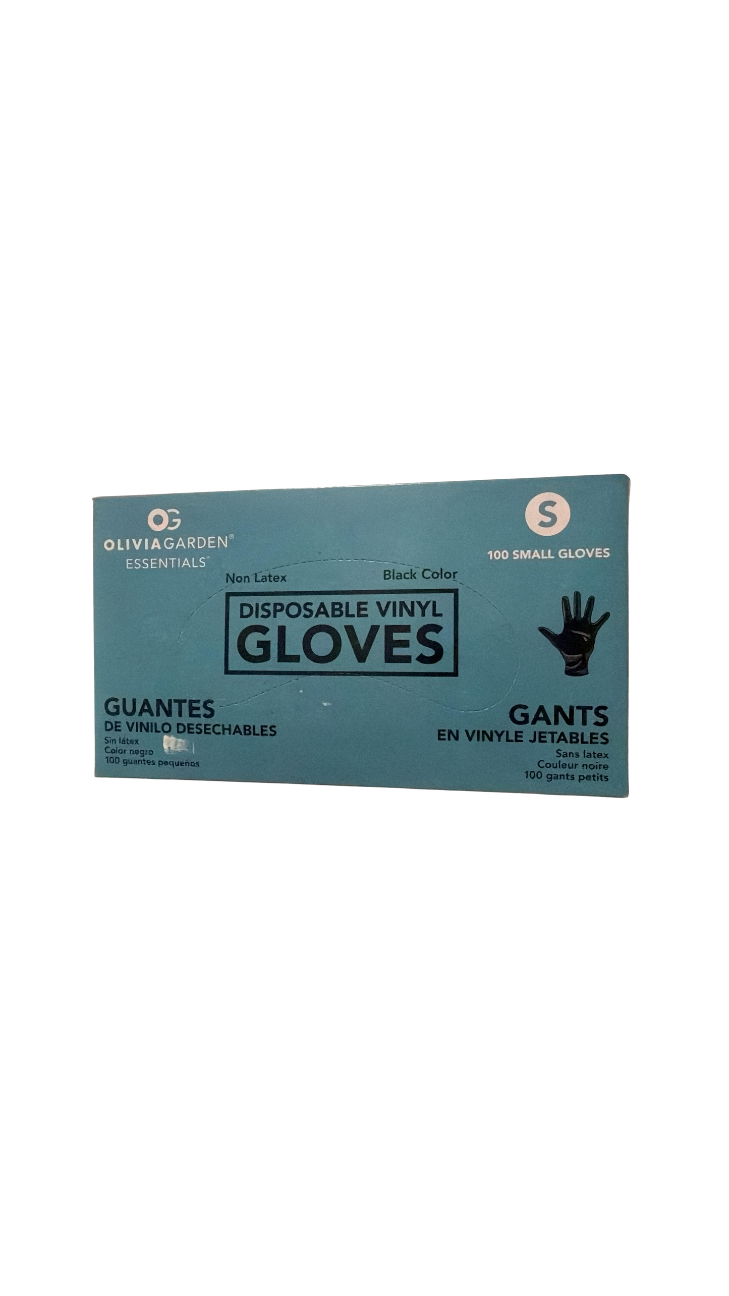 Black Disposable Vinyl Gloves – Size Small (100 Count)