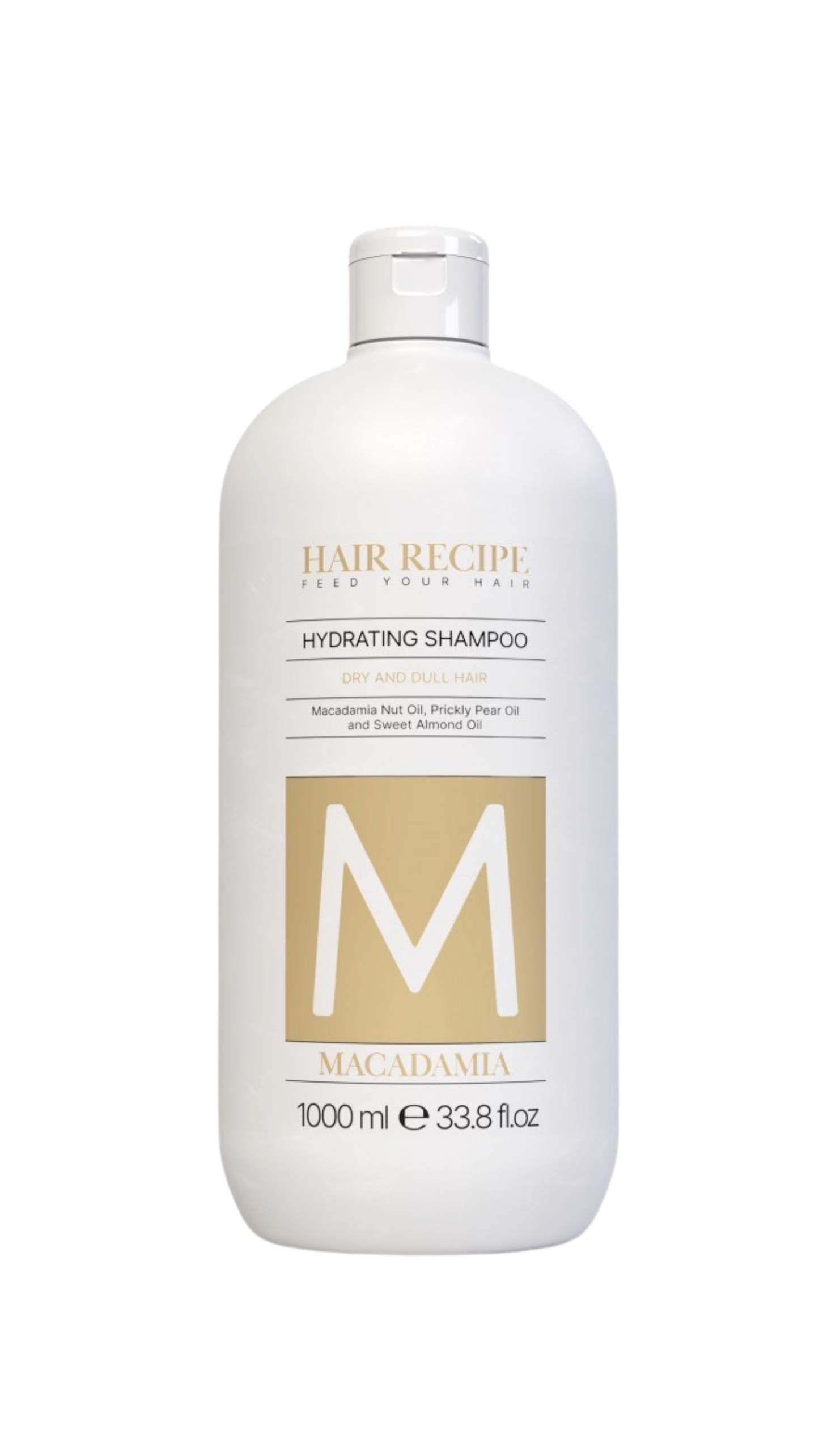 Maxy Look Macadamia Hydrating Shampoo - Deep Moisture for Dry, Unruly Hair