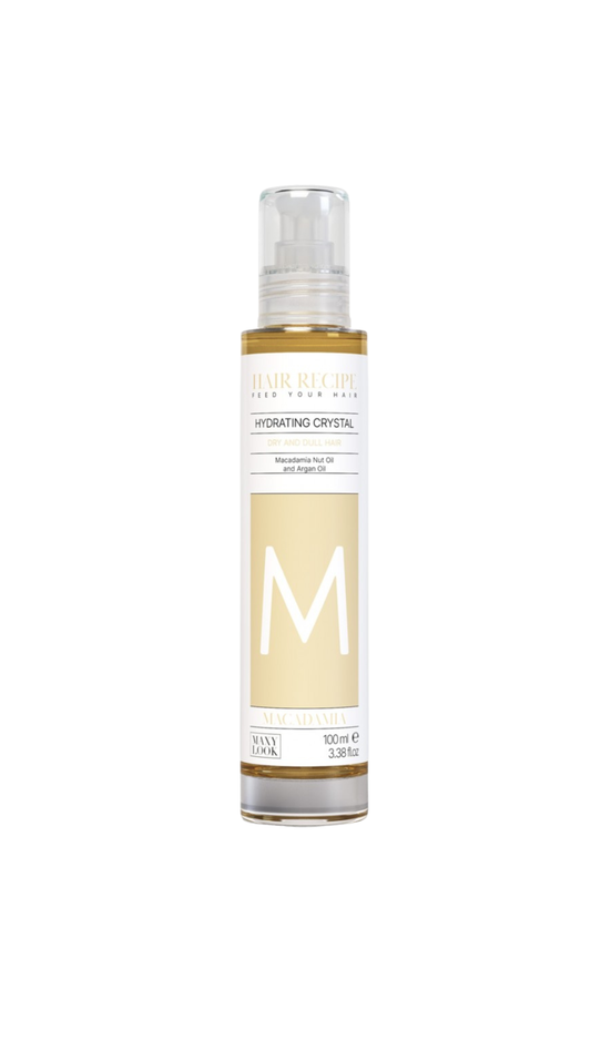 Maxy Look Hydrating Crystal Serum - Leave-In Treatment with Macadamia & Argan Oil