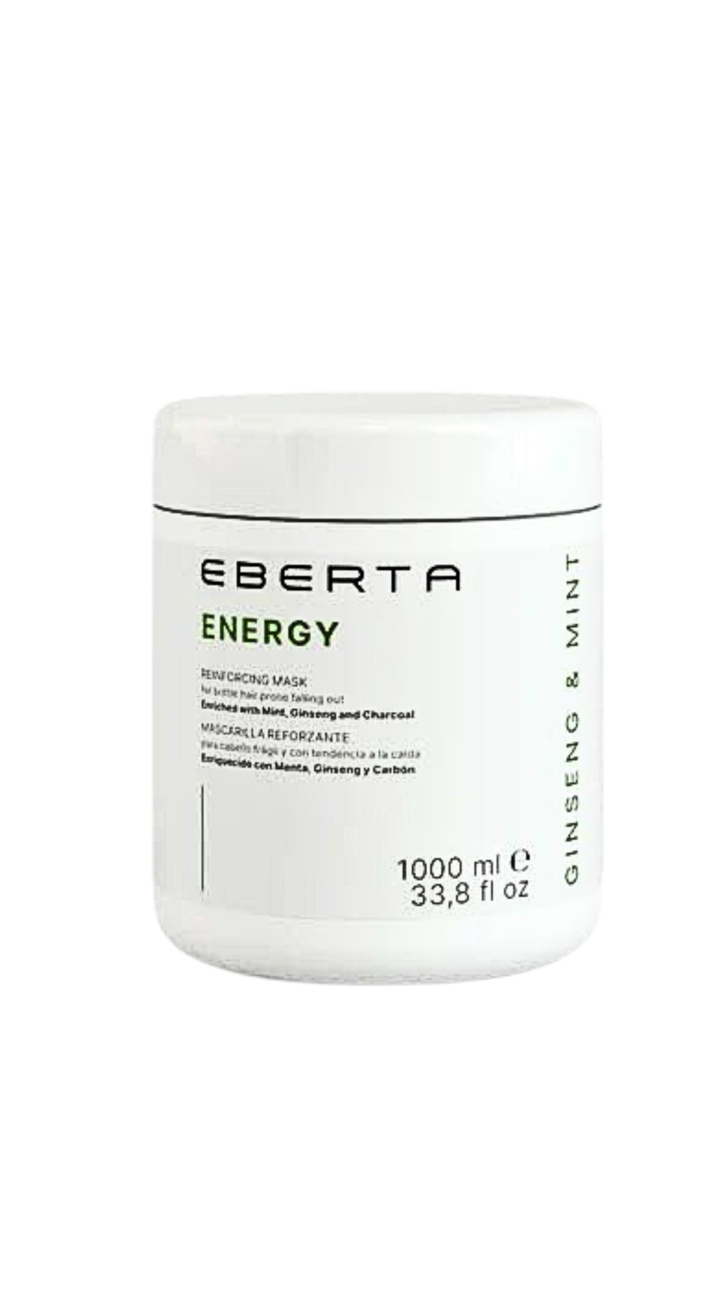Eberta Reinforcing Mask - Mint, Ginseng & Charcoal for Hair Loss