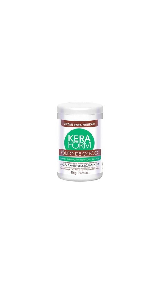 Keraform Coconut Leave-In Cream – Hydration & Softness (1kg)
